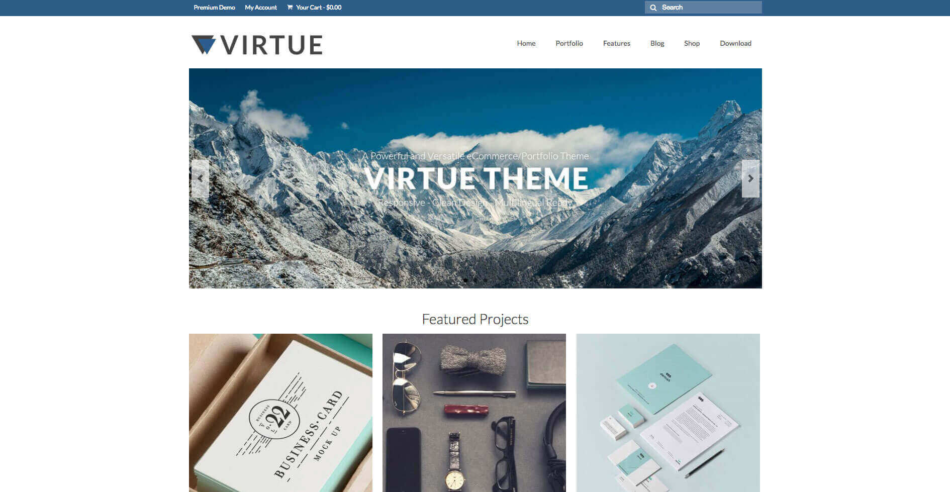 Virtue theme