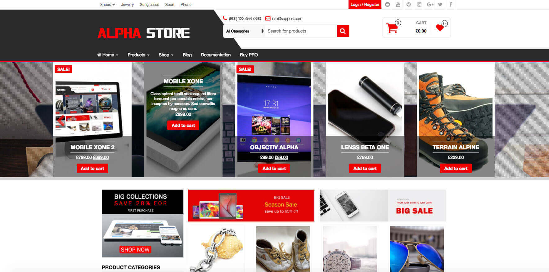 Alpha Store theme