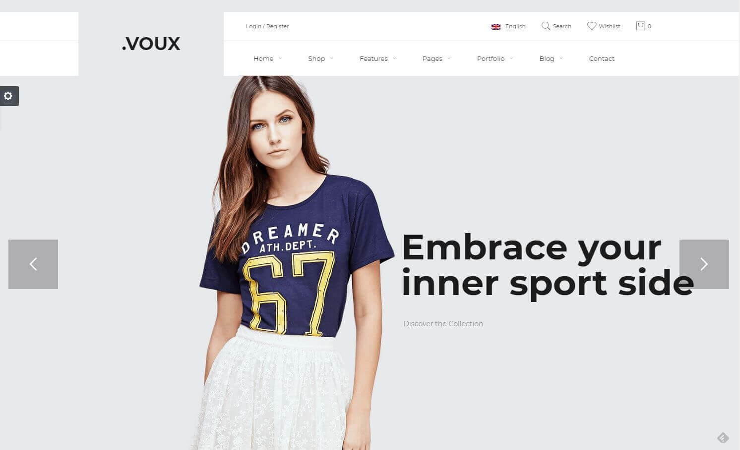 02 Voux theme Best Amazing Fashion WordPress Themes