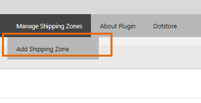 Add new shipping zone