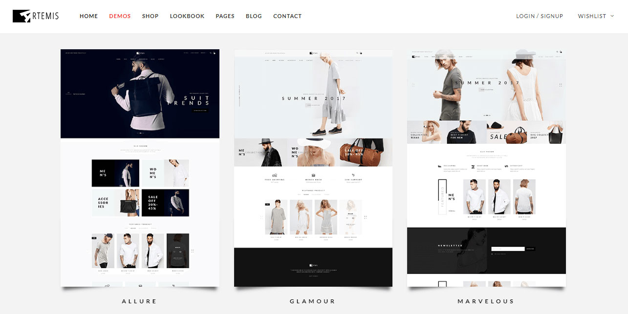 Artemis 25 Best jewelry WordPress themes by dotstore