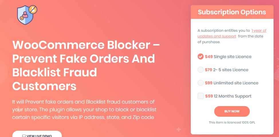 WooCommerce Blocker – Prevent Fake Orders And Blacklist Fraud Customers