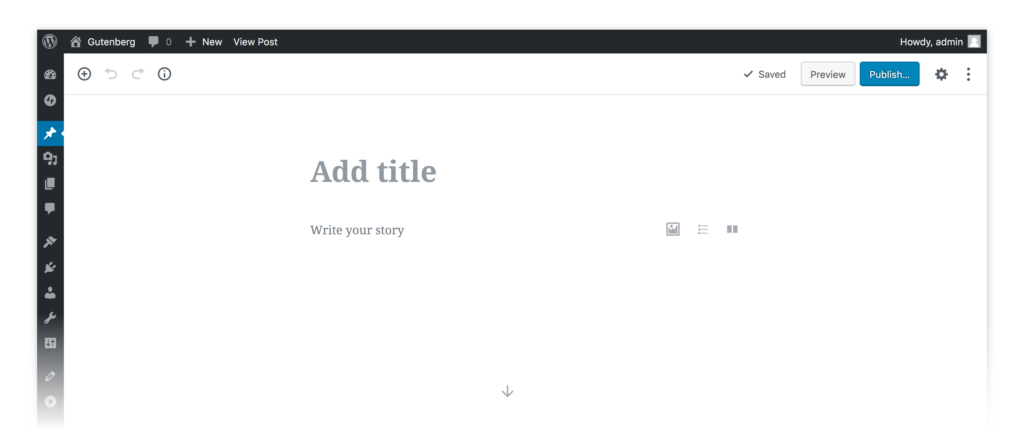 The New WordPress Editor - Gutenberg