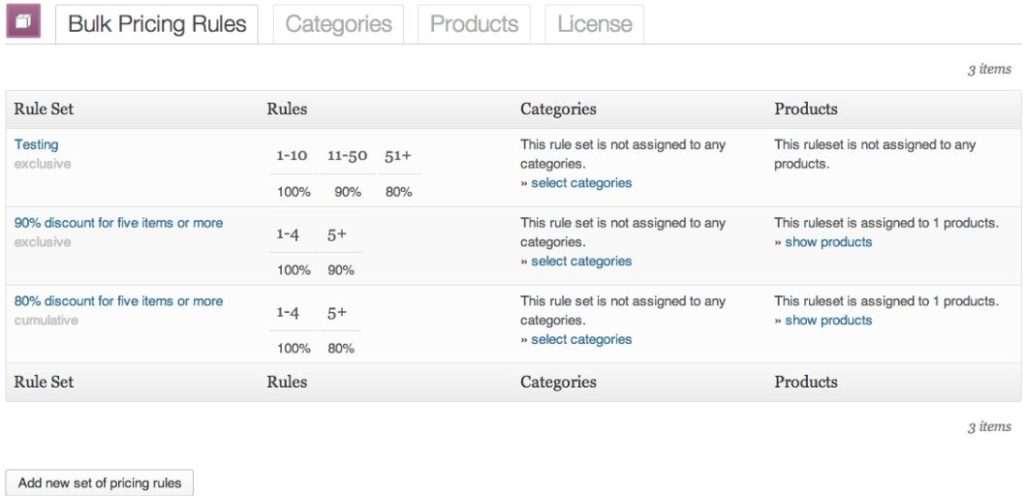 Plugin 6 - WooCommerce Bulk Pricing