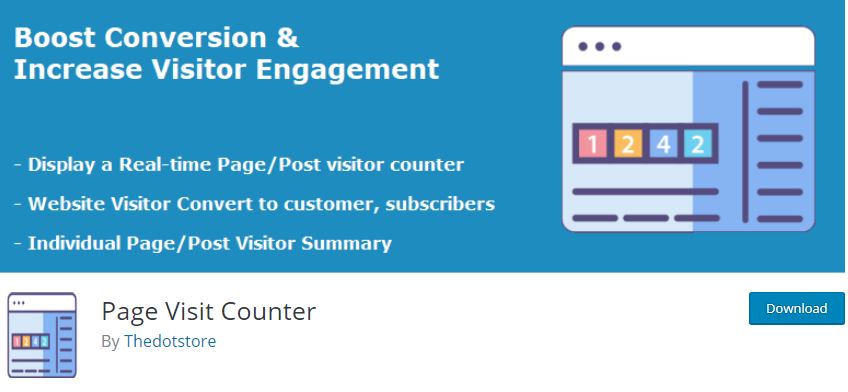 Figure 2 - Page Visit Counter - List of Free WordPress Plugins to Improve Your Site