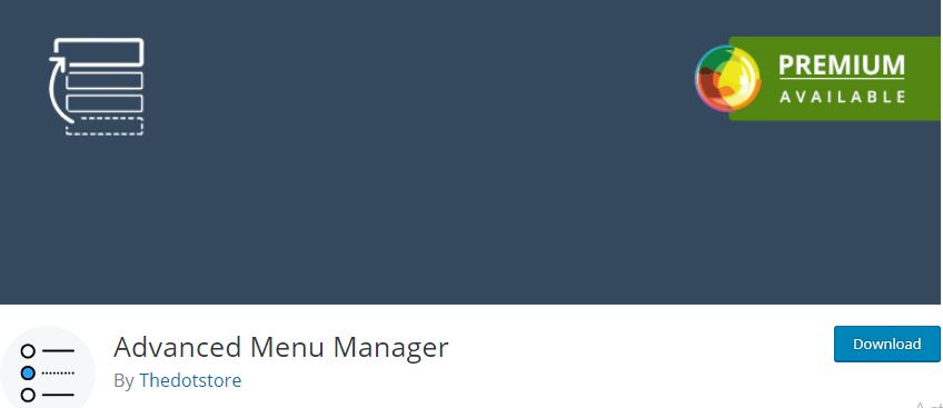 Figure 8 - Advanced Menu Manager for WordPress - List of Free WordPress Plugins to Improve Your Site