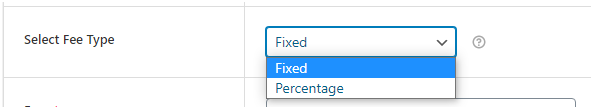 Figure 2 - Types of Flexible Fees