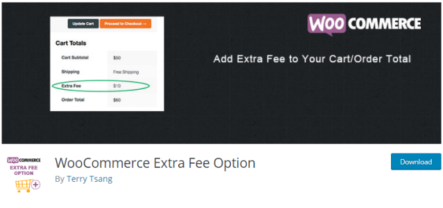 WooCommerce Extra Fee Option By Terry Tsang