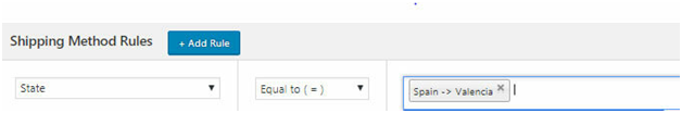 Figure 4 - Applying Condition for Free Shipping - Based on the state