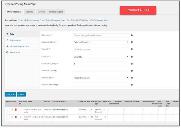 ELEX WooCommerce Dynamic Pricing & Discounts Free Plugin