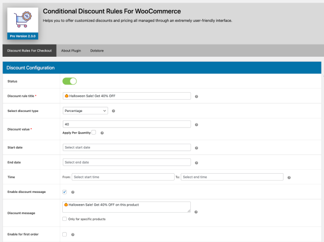 WooCommerce Dynamic Pricing and Discount Rules