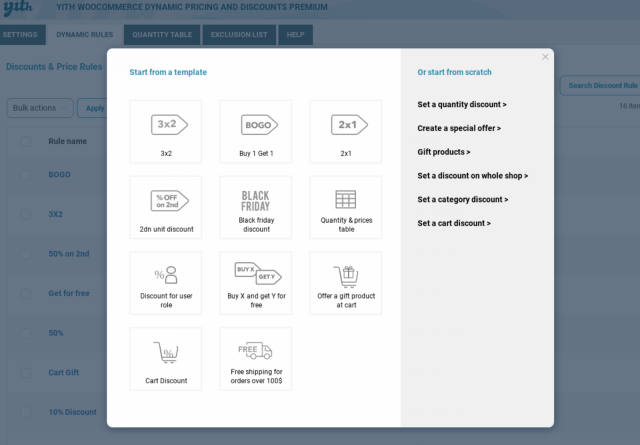 YITH WooCommerce Dynamic Pricing and Discounts