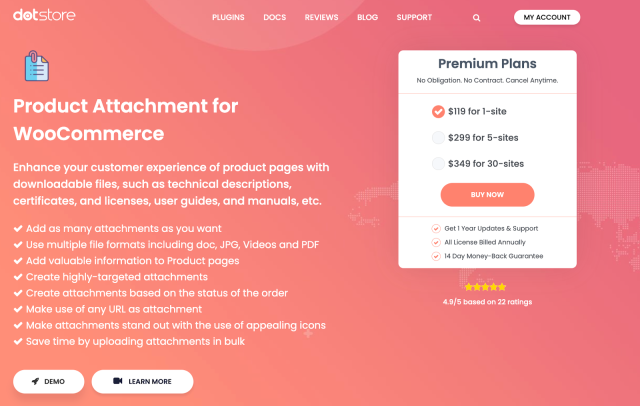 Product Attachment for WooCommerce