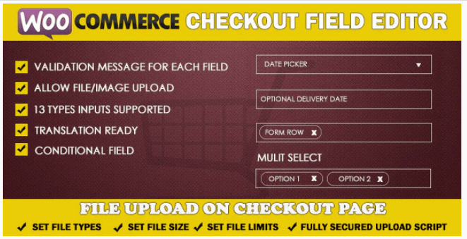 WooCommerce Checkout Field Editor 