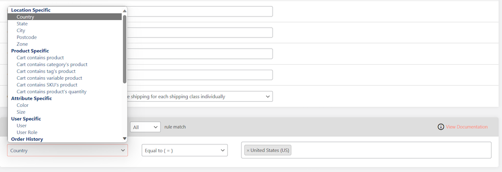 Activate variable product-specific rules