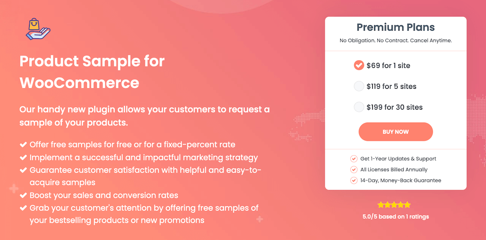 Product Sample for WooCommerce