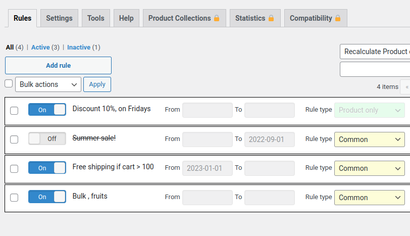 Advanced Dynamic Pricing for WooCommerce plugin