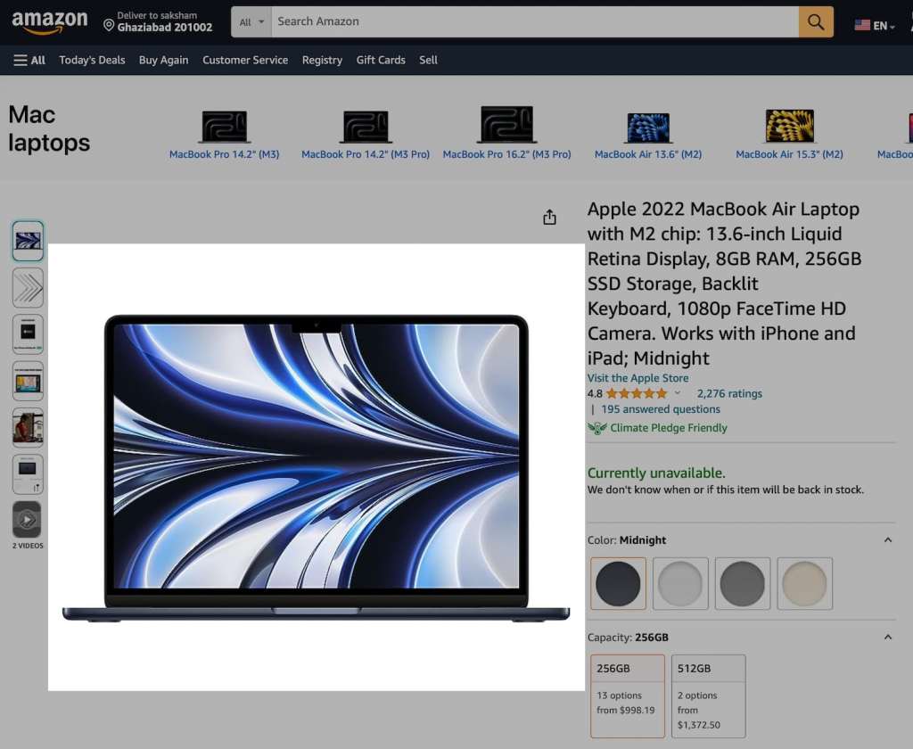 Amazon Product Photo