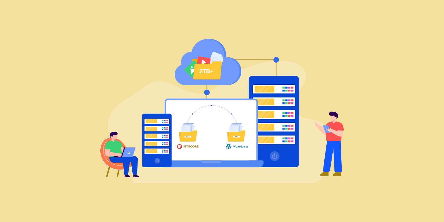 7 Challenges Enterprises Might Face While Moving 2TB+ Data from Sitecore to WordPress Img