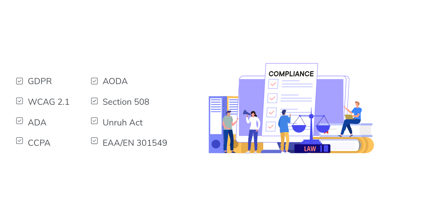 Compliance banner