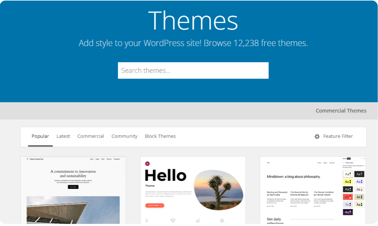 WordPress Themes