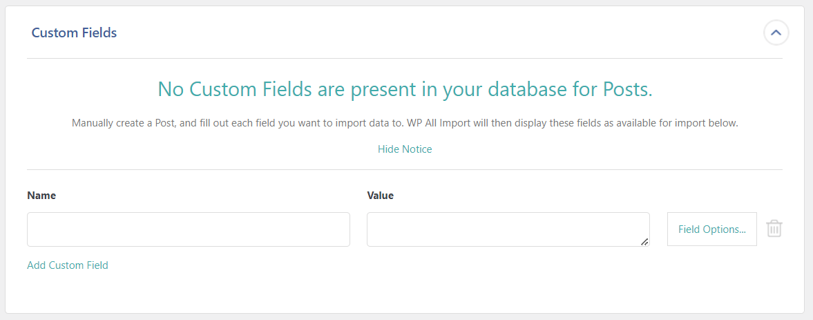 Custom Fields