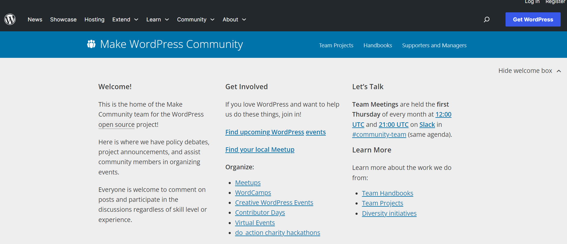 Make WordPress Community