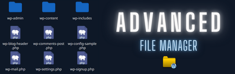 Advanced File Manager homepage