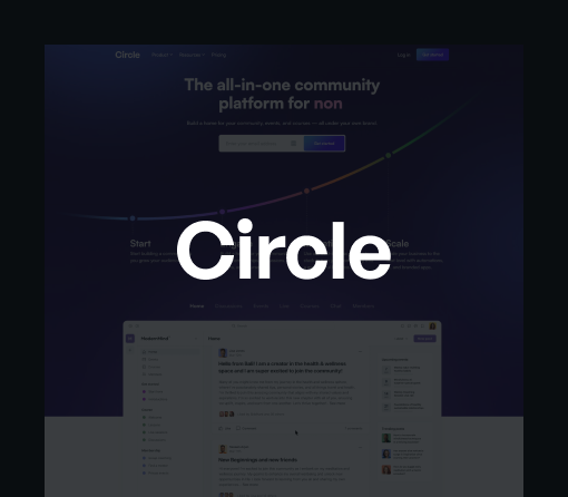 Community Platform Circle Achieves 60% Page Speed Improvement with custom website development Img