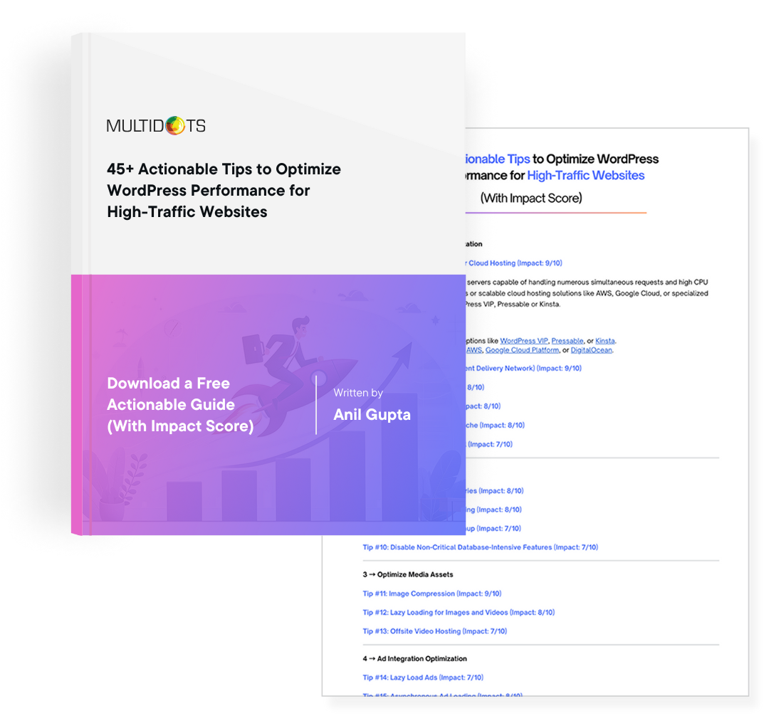 Download a Free Actionable Guide: 45+ Actionable Tips to Boost WordPress Speed for High-Traffic Sites (Includes Impact Score)